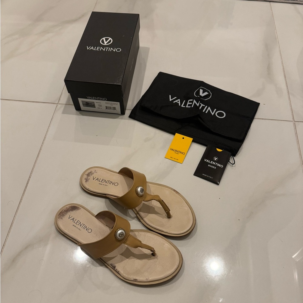 Valentino Atena Sand Sandals size 10